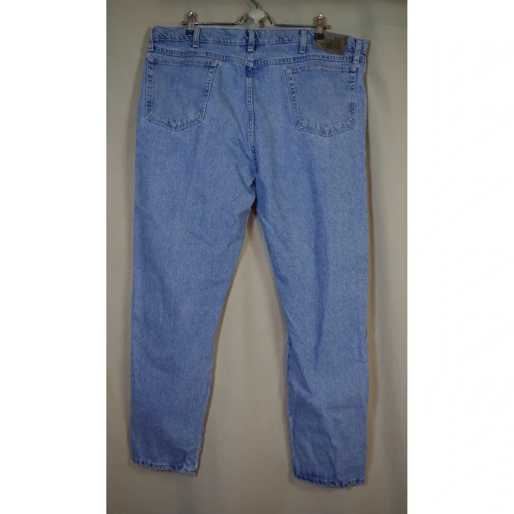Cabelas Roughneck Men's 42x32 Light Wash Denim Jeans‎ Relaxed Fit Workwear